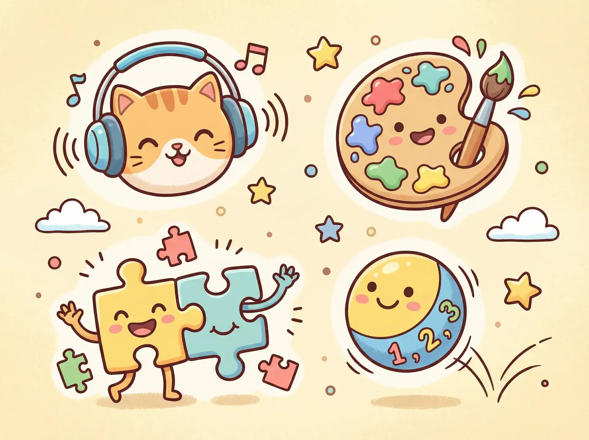 小朋友的手工作品 - 教官趁她睡着吸允她的花蜜 益智创作